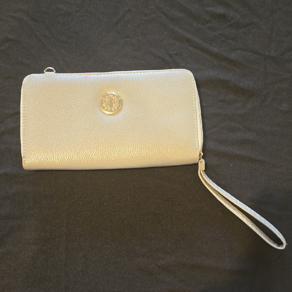 Elegant Gray Wristlet Clutch